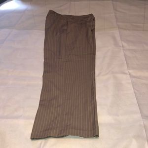 Brown & Creamy striped Dress Pants 👖‼️